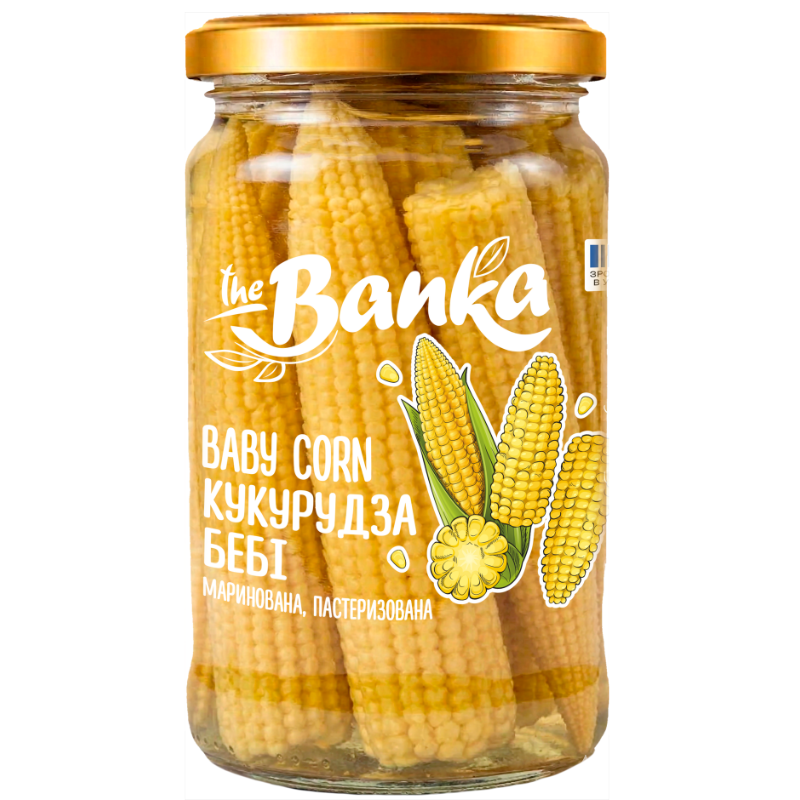 Кукурудза бебі маринована, пастеризована ТМ «the Banka» 300 г